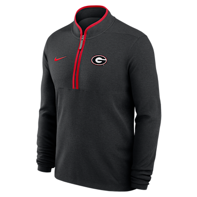 Georgia Victory Men's Nike Dri-FIT College 1/2-Zip Long-Sleeve Top
